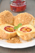 Zwetschgenknödel mit Kompott