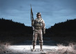 NATO soldier in full gear.