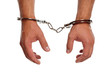 Hand with handcuffs