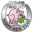 Illustration: 2013 Silvester Lucky Pig 2013 Silvester Lucky Pig