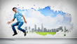 Photo: Modern style dancer posing Modern style dancer posing