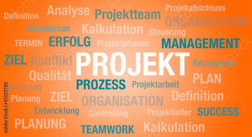 Illustration: Projekt Prozess Projekt Prozess