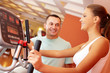 Girl in gym