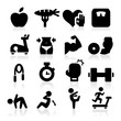 Fitness icons