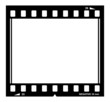 Blank vector film strip border