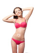 sexual smiling woman wearing bikini