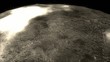 cg animation moon flyover.