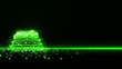 Green lights Christmas Tree 2013