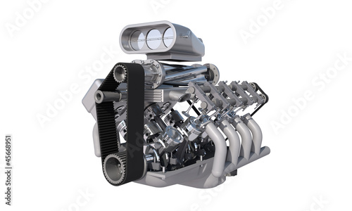 Illustration: v8 kompressor motor v8 kompressor motor