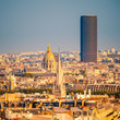 Photo: Tour Montparnasse and Les Invalides, Paris Tour Montparnasse and Les Invalides, Paris