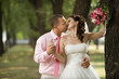 newly married couple
