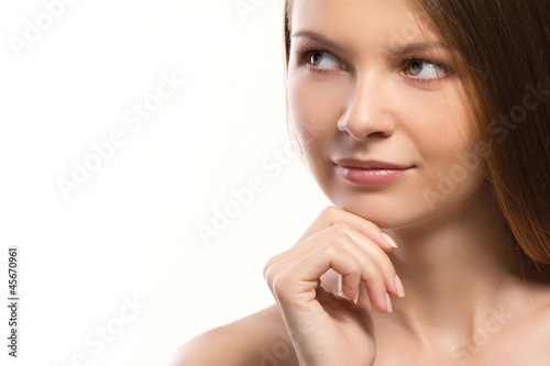Photo: portrait of a beautiful girl portrait of a beautiful girl