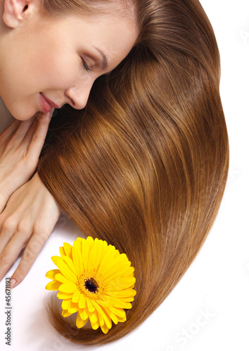 Photo: beautiful woman's hair beautiful woman's hair
