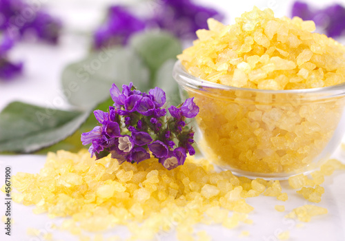 Photo: violetes and bath salts violetes and bath salts
