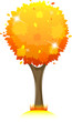 Autumn tree icon
