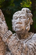 Rocky monument of native Mayan in Mexico