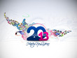new year 2013 in white background. Vector illustration