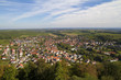 View from Castle Landeck to Klingenmünster / Germany