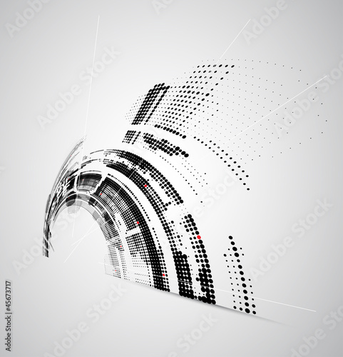 Vector: Abstract bright technology dynamic fade background Abstract bright technology dynamic fade background