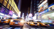 Photo: New York Taxi on Time Square in the night New York Taxi on Time Square in the night