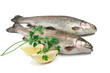 rainbow trouts with lemon and parsley