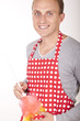 Young attractive man with duster