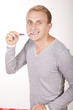 Photo: Young attractive man with toothbrush Young attractive man with toothbrush