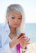 Young woman with earphones