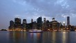 New York Business Center Timelapse Sunset