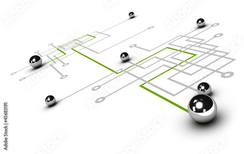 Illustration: network, networking concept network, networking concept