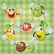 various fruits