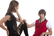 Beautiful young couple in love