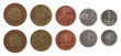 Photo: Czech Coins Isolated on White Czech Coins Isolated on White