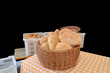 Foto: Frisches Brot im Korb Frisches Brot im Korb