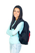 Photo: Young University Student with a Backpack Young University Student with a Backpack
