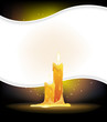 Vector: Burning candles Burning candles