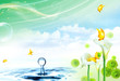 Background of flowering