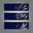 Set of abstract header design, banners