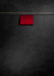 Broad Clothing Label In Black Leather