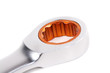 Foto: Close up view of the automatic head of a ring spanner. Close up view of the automatic head of a ring spanner.