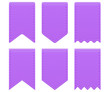 Purple retro ribbons