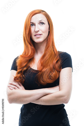 Photo: Attraktive rothaarige Frau Attraktive rothaarige Frau