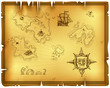 Vector: ancient map ancient map