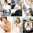Photo: Compilation of women taking a break Compilation of women taking a break
