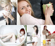 Photo: Compilation of women taking a break Compilation of women taking a break