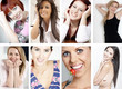 Compilation of smiling women