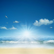On the ocean. Abstract natural backgrounds for your design