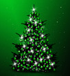 Grün Leucthtender Weihnachtsbaum