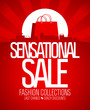 Sensational sale design template.