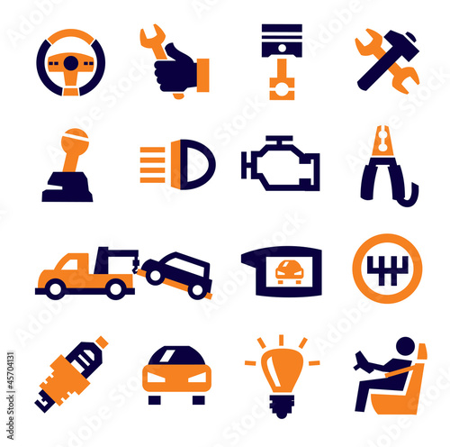 Vector: auto and repair auto and repair